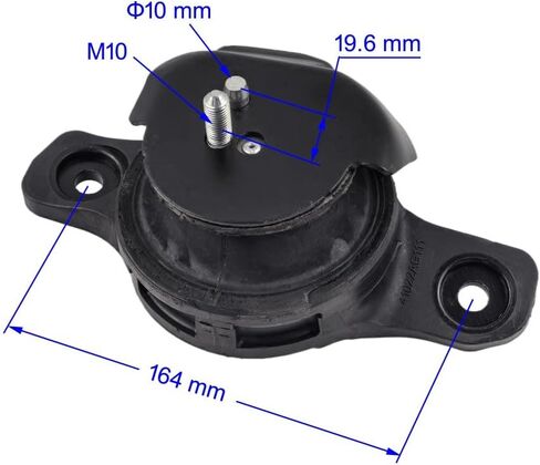 Engine Motor Mounts Transmission Mount Set 3pcs for Subaru XV Crosstrek 2.0L CVT Auto Trans. 2013 2014 2015 Replace A6798 A6786 A6743 in Kuwait