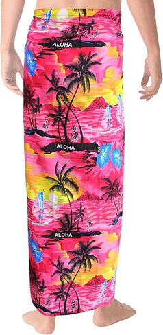La Leela Men's Sarong Swim Bath Pareo Aloha in Kuwait