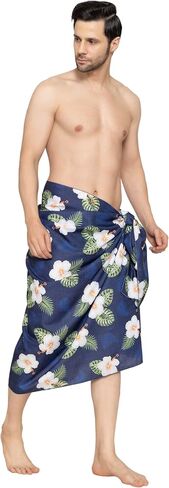 La Leela Men's Sarong Swim Bath Pareo Aloha in Kuwait