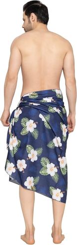 La Leela Men's Sarong Swim Bath Pareo Aloha in Kuwait