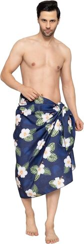 La Leela Men's Sarong Swim Bath Pareo Aloha in Kuwait