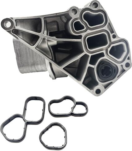 AMCC Engine Oil Cooler Filter Housing Compatible with BMW 330e 330i 430i 530i 630i 730Li X3 X4 X5 X6 Z4 Replaces: 11428651710, 11428580414 in Kuwait