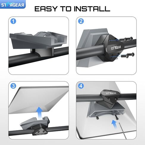 for Starlink Mini Mount Mobility, Anti-Theft Car Mounting Kit for Starlink Mini Roof Flat Mounts RV Trailer Yacht Aluminum Alloy in Saudi Arabia
