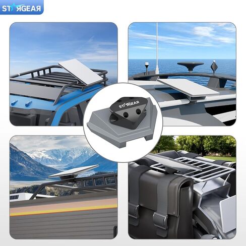 for Starlink Mini Mount Mobility, Anti-Theft Car Mounting Kit for Starlink Mini Roof Flat Mounts RV Trailer Yacht Aluminum Alloy in Saudi Arabia