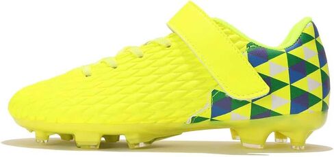 Soccer Cleats for Kids & Youth | Lightweight Football Shoes for Firm Ground | Durable Girls & Boys Soccer Cleats with Non-Slip Sole | Comfortable Soccer Boots | Unisex Size 11-6 in Saudi Arabia