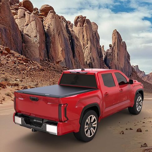 غطاء سرير تونيو من الفينيل الناعم القابل للطي من MOSTPLUS متوافق مع 2000-2006 Toyota Tundra على سرير Fleetside العلوي بطول 6.5 قدم in Saudi Arabia