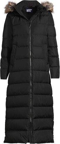 Lands' End Womens Maxi Down Coat Black Regular X-Small in Saudi Arabia