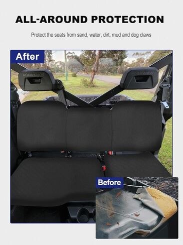 Heavy-Duty UTV Seat Covers Fit for Polaris Ranger 1000（2020-2025）/ Polaris Ranger XP 1000 (2017-2025) | Waterproof, Dog-Proof & Easy-Clean, Durable Oxford Fabric (Camo) in Saudi Arabia