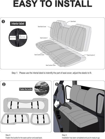 Heavy-Duty UTV Seat Covers Fit for Polaris Ranger 1000（2020-2025）/ Polaris Ranger XP 1000 (2017-2025) | Waterproof, Dog-Proof & Easy-Clean, Durable Oxford Fabric (Camo) in Saudi Arabia