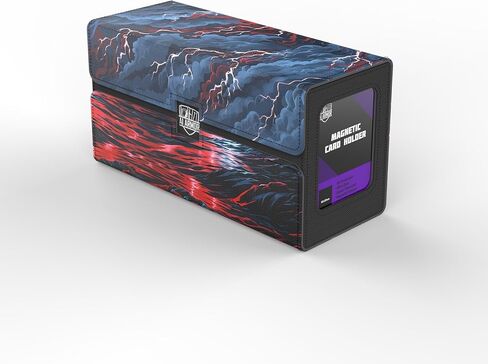 AI Armor (Red/Blue Storm) 200+ بطاقة مخصصة MTG Commander Dual Deck Box مع التخزين in Saudi Arabia