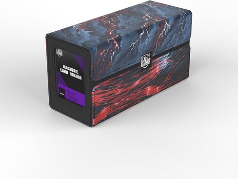 AI Armor (Red/Blue Storm) 200+ بطاقة مخصصة MTG Commander Dual Deck Box مع التخزين in Saudi Arabia