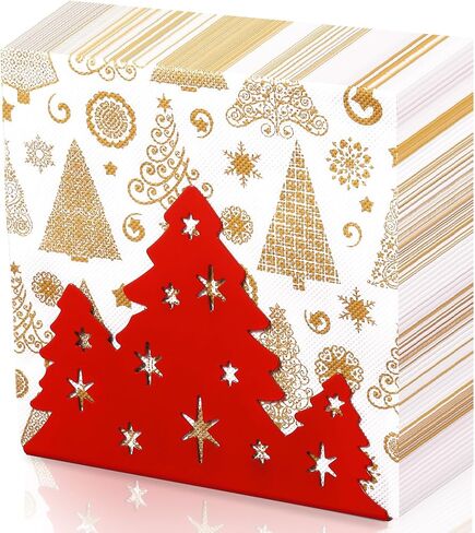 1 Pcs Napkin Holders for Tables Christmas Tree Design Napkin Holders Table Tissue Dispenser Modern Paper Napkin Holder for Kitchen Farmhouse Restaurant Indoor Decoration 6.3 x 4.8 x 2.5 Inch (Green) in Saudi Arabia