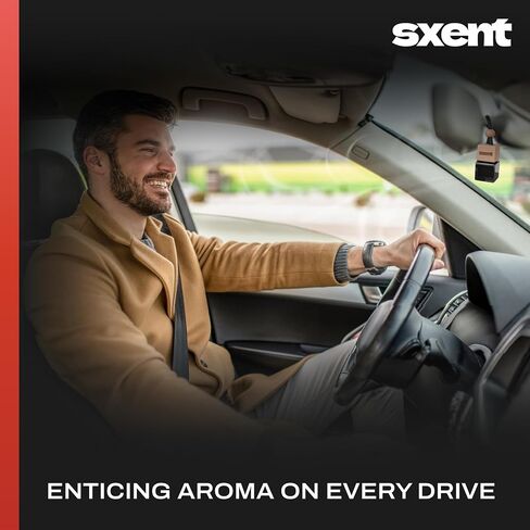 SXENT Savage Car Air Freshener for Men | Formaldehyde-Free Long-Lasting Fragrance Inspired by Sauvage | Vent-Clip or Hanging Black Diffuser in Saudi Arabia