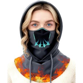 JOEYOUNG 3 in 1 Winter Balaclava Hood Face Mask with Ear Loops, Fleece Breathable Ski Mask for Men Women Cold Weather in Kuwait