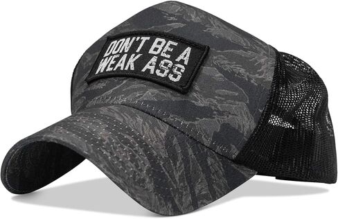 قبعة Snapback من الحديد القتالي 5 ألواح | قبعة سائق الشاحنة متوسطة الحجم مع شبكة خلفية، وعصابة رأس ماصة للرطوبة in Kuwait