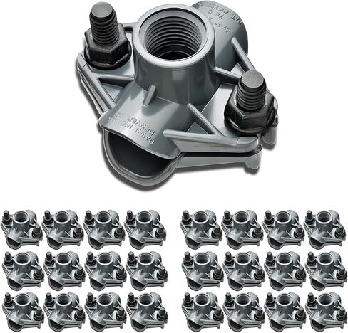 Dawn Industries 75C ، 3/4 "Saddle Tee X 1/2˝ FPT ، Kwikseal Plastic Saddles Poly ، Made in USA (1pc) in Kuwait