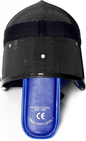 Armoury HEMA Helmet-Fencing Coach Professional Mask, Fixed Comfort Sports Protection, CE Certified 350N Certified National Grade Masque, Fencing Protective Gear,S in Kuwait