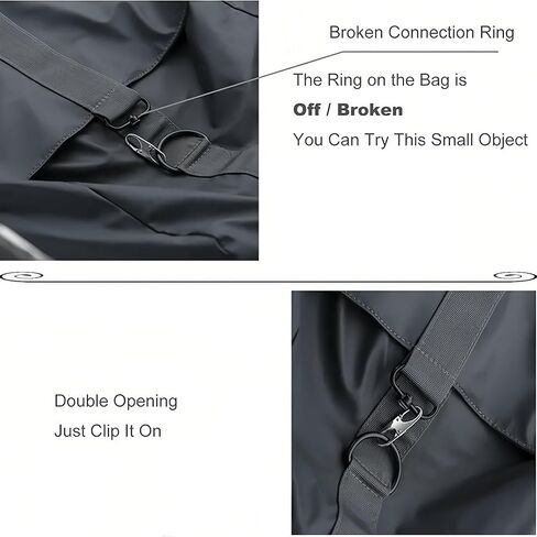 Universal Zipper Repair Kit - 3-Size Double-Sided Zippers Slider Replacement with Zipper Pull for Jackets, Luggage, Backpacks & Outdoor Gear | No-Sew Installation in Saudi Arabia