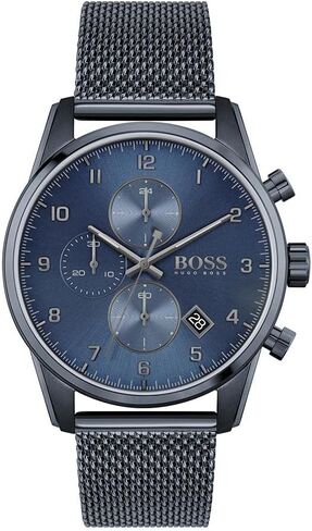 BOSS Men’s Quartz Watch – Grey Dial with Stainless Steel Strap – Sleek and Modern Everyday Timepiece in Saudi Arabia