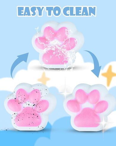 Cute Squishy Pack,Fufu Squishy Fidget Toys Kit,Include Squishies(2 Chick, 4 Cat Paws, 2 Hamster),Stress Relief Toy,Squeeze Toys,Party Favors,Birthday Gift for Girls, Boys, Kids in Kuwait