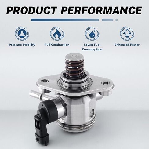 KELOKE High Pressure Fuel Pump Compatible with 2015-2021 Ford Mustang, 16-19 Explorer, 17-19 Escape, 17-20 Fusion, 16-18 Focus, 15-18 Edge & Lincoln MKZ 17-20, MKC 17-19, 2.0 2.3L, Replace# EJ7Z9350A in Kuwait