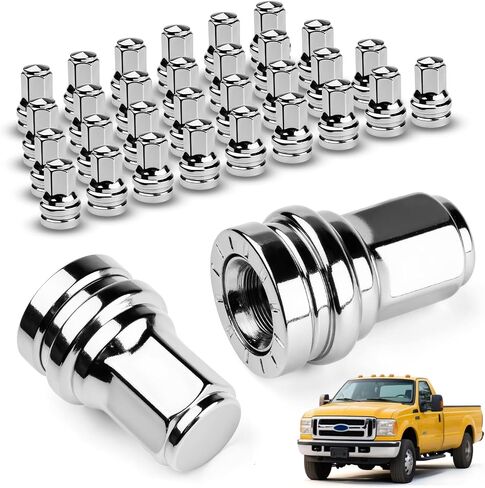 SIJUN 1/2-20 Lug Nuts M12x1.5 Lug Nuts Set for Ford Escape/Fiesta/Focus/Fusion/EcoSport/Transit Connect/Bronco/Bronco Sport/Ranger,Lincoln MKC MKZ 1.25" Height 3/4" Hex,Truck Nuts 611-303, 20PCS in Kuwait