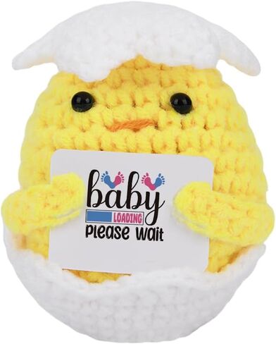 أمي لتكون هدايا مضحكة الحمل هدايا إعلان الطفل للعمة أمي الجديدة تتوقع الأمهات الحوامل النساء لأول مرة الحمل الأم تكشف عن أفكار الهدايا دمية الكروشيه مصنوعة يدويا (دمية 1312) in Kuwait