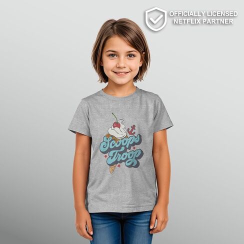 Fifth Sun Stranger Things Scoops Troops Girls Short Sleeve Tee Shirt in Saudi Arabia