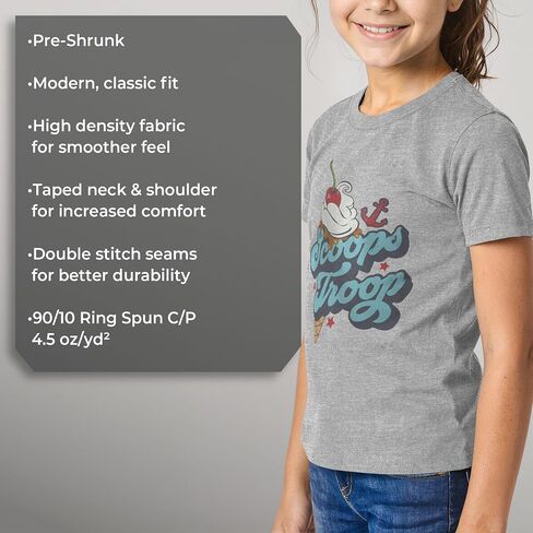 Fifth Sun Stranger Things Scoops Troops Girls Short Sleeve Tee Shirt in Saudi Arabia