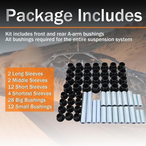 A-Arm Control Arms Bushing Kit Replacement for Can Am Commander 800, Commander 800 Max, Commander 1000, Commander 1000 Max, Replaces ‎‎706200181 706201062 706200678 706202445 CT-026 in Saudi Arabia