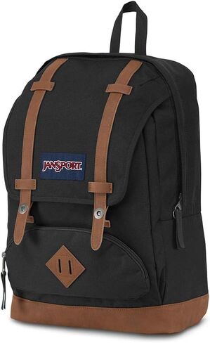 حقيبة كتف من Jansport Cortlandt Laptop ، Juniper العميق ، 15 بوصة كمبيوتر محمول كتف من الجلد المحمول مع مقصورة كبيرة ، أحزمة مبطنة للرجال والنساء in Kuwait