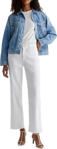 Women's Brinley Mid Rise Straight Crop, 13 Years Palermo, 25 in Kuwait
