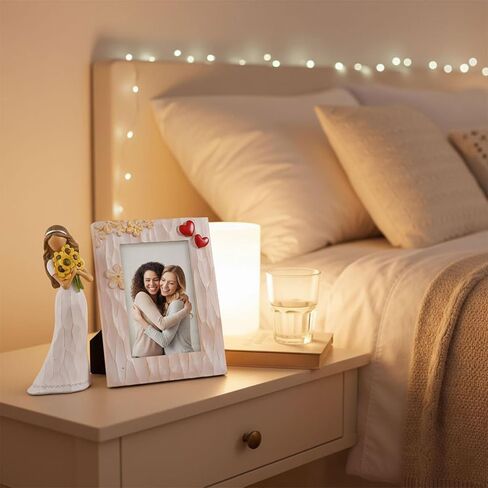 نان زاي نان فانغ هدايا للنساء أصدقاء ابنة الابنة دعم ملهمة هدايا عباد الشمس للنساء عيد ميلاد 6.7 "التماثيل المنحوتة باليد ديكور المنزل in Kuwait