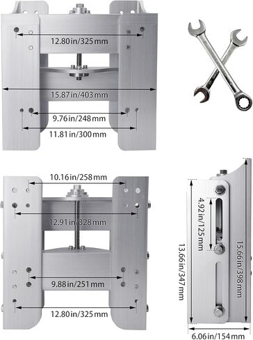 JPL5800 8" Setback Adjustable Manual Outboard Boat Jack Plate in Kuwait