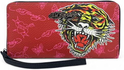 محفظة ED HARDY النسائية بسحاب حول المعصم مع حزام المعصم in Kuwait