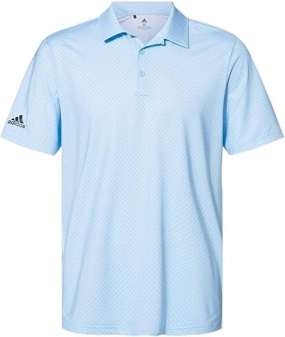 Adidas - Diamond Dot Print Sport Shirt - A498 - L - Gray Three/Team Royal/Navy in Kuwait