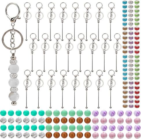 200 pcs faux fux fur pom beads 20 colors pom poms for trafts beads for pens beadsable for diy lessjs keychain make and handicrafts accessories in Kuwait