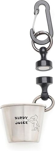 Shot Glass The Ultimate Birdie Celebration Cup - Carabiner Golf Bag Attachment - Magnetic Food Grade Stainless Cup - Easy Cleaning in Saudi Arabia