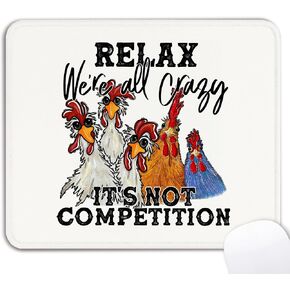 مضحكة موسى مزدحمة - ملحقات الديكور المكتبية للدجاج المضحكة الدجاج ، قاعدة موسباد مربعة غير قابلة للانزلاق. in Kuwait