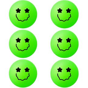 Soulchen 12 PCS Glow in the Dark Table Tennis Calls Luminous Table Tennis Ball for Outdoor Practice Night Party Games Goodie Gift Cats ، وكلما امتص امتصاص الضوء ، الطول الطويل in Kuwait