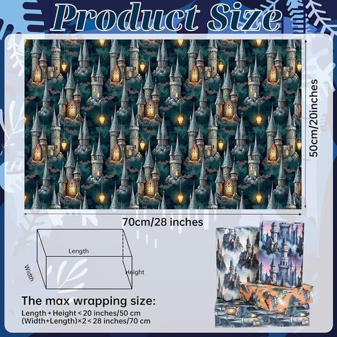 Pineraap Horror & Suspense Biohazard Theme Wrapping Paper 12 Sheets Evil Zombie Gift Wrap For Horror Fans,Suspense Enthusiasts,20"×28" in Saudi Arabia