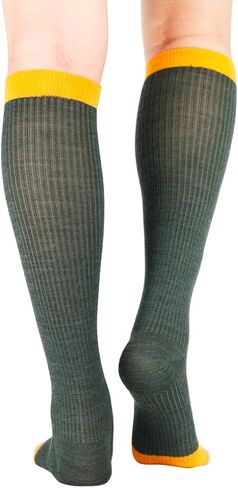 JA VIE Javie Merino Wool Jumbo Dots Compression Socks مع أخمص القدمين السلس ، جوارب عالية للنساء والرجال (15-20 مم) in Saudi Arabia