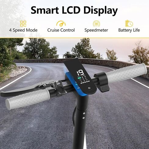 Electric Scooter Adults, Max 16Mph & 10-15 Miles Range E-Scooter, Commuting Sport Scooter with APP Control, Powerful 350W 8.5" Solid Tires Foldable Electric Scooters (JS01-16mph) in Saudi Arabia