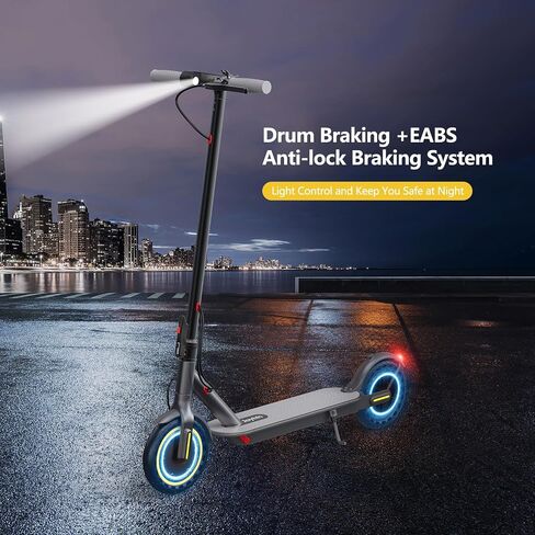 Electric Scooter Adults, Max 16Mph & 10-15 Miles Range E-Scooter, Commuting Sport Scooter with APP Control, Powerful 350W 8.5" Solid Tires Foldable Electric Scooters (JS01-16mph) in Saudi Arabia