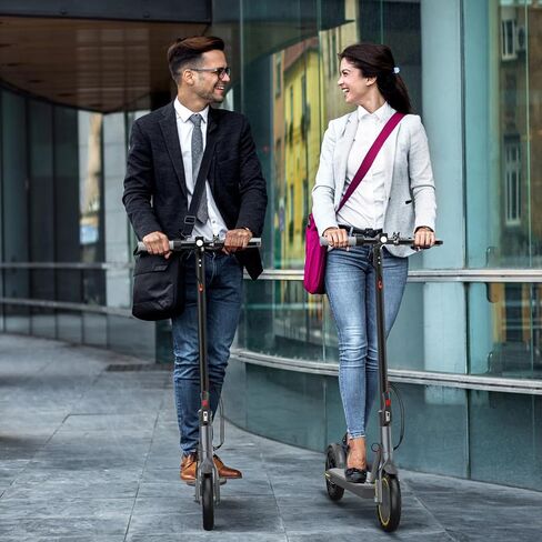 Electric Scooter Adults, Max 16Mph & 10-15 Miles Range E-Scooter, Commuting Sport Scooter with APP Control, Powerful 350W 8.5" Solid Tires Foldable Electric Scooters (JS01-16mph) in Saudi Arabia