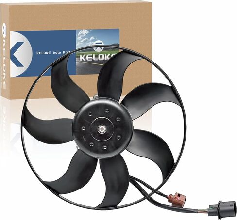 KELOKE Engine Radiator Cooling Fan Assembly Compatible with Smart Fortwo 2007-2015 L3 1.0L, Fortwo 2011-2012 ELECTRIC, Replace# 0002009323 A0002009323 in Saudi Arabia