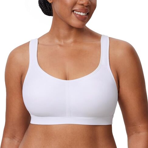 AISILIN Women's Wireless Plus Size Bra Comfort Full Coverage Lightly Lined No Underwire Smooth Scoop Neck in Kuwait