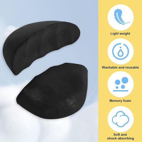 Shoe Filler for Too Big Shoes Women and Men，Shoes Too Big Inserts, Can Be Used to Fill The Inside of The Footwear ，Cushion The Pressure and Prevent Slipping Off (3 Pairs Small Size, Blue) in Kuwait