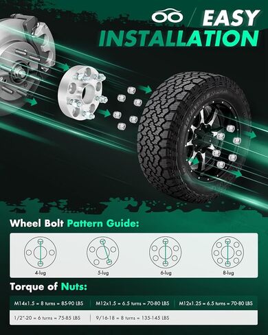 SCITOO 2X 1.25 inch Wheel Spacers adapters 5x114.3 to 5x114.3 12x1.5 Studs 60.1mm fit for 2016-2017 for GS200t 1993-2019 for GS300 in Saudi Arabia