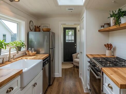 BingLTD- 10 ft x 25 in x 1.5 in Acacia with Oil Solid Wood Butcher Block Countertop with Square Edge in Kuwait